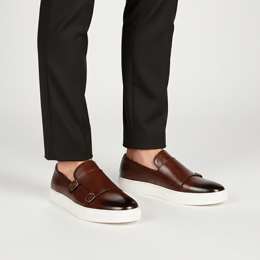 Herrenlederschuh Mit Schnallen - Glenn