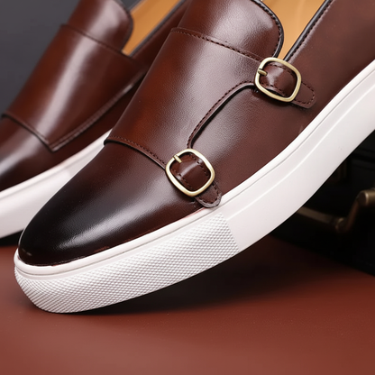 Herrenlederschuh Mit Schnallen - Glenn