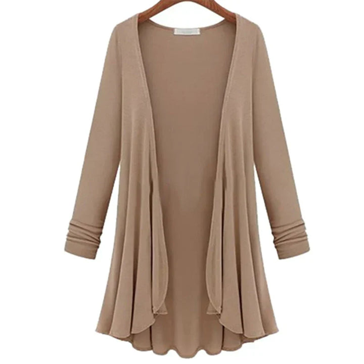 Dámský pletený cardigan s volány – Chiara podzimní magie