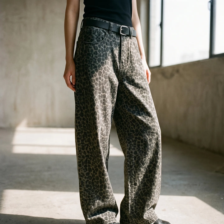 High-Waisted Wide Leg Trousers -  Nellie