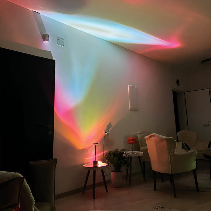 Prizmatická projekční lampa s LED – Lunara