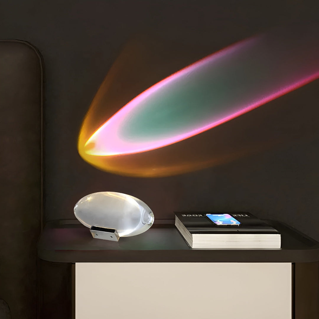 Prizmatická projekční lampa s LED – Lunara