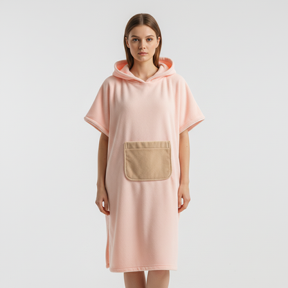 Hooded Fleece Poncho - FleeceCover