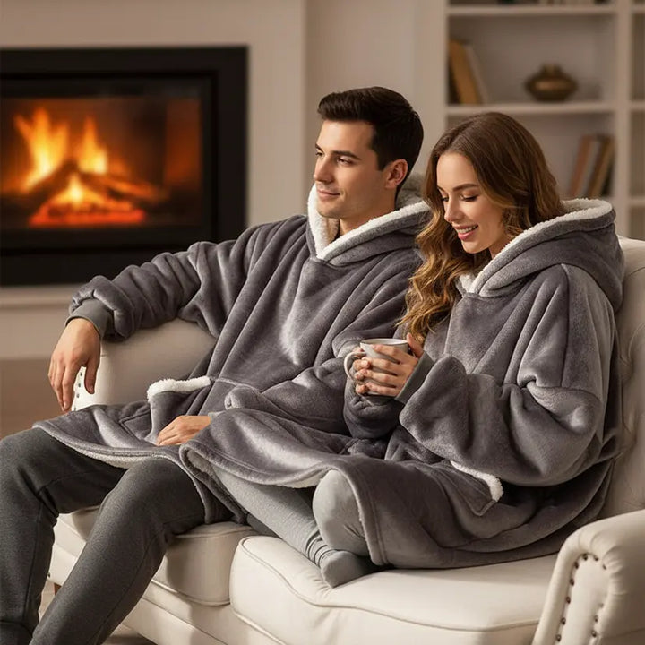 Hoodie a deka kombinované - SnuggleBlanket