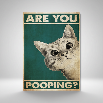 Humorvolles Badezimmerbild - ToiletTeaser