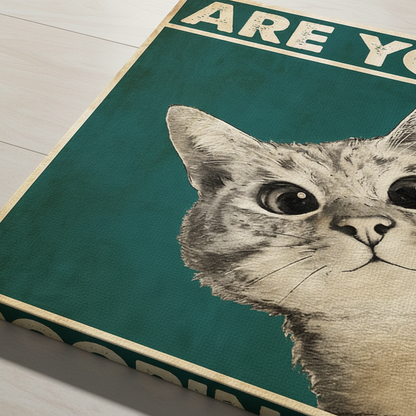 Humorvolles Badezimmerbild - ToiletTeaser