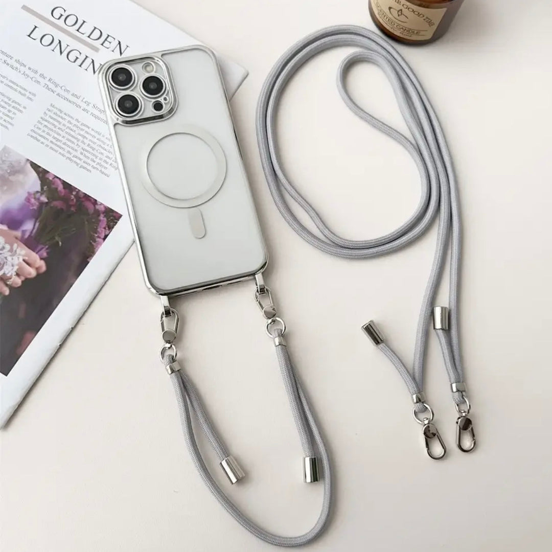MagSafe taška na telefon pro iPhone s popruhem – Halo (1+1 ZDARMA)