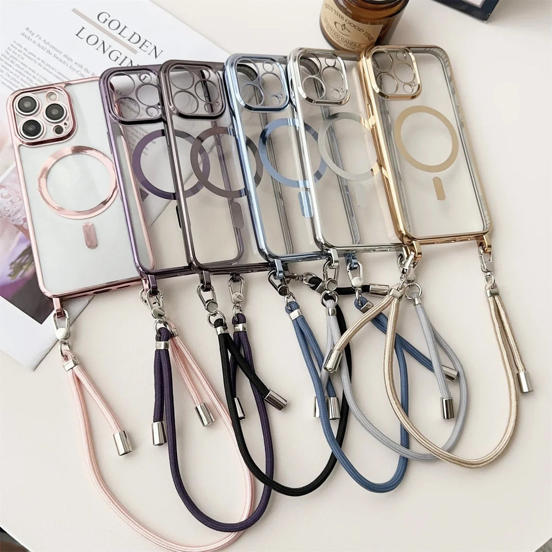MagSafe taška na telefon pro iPhone s popruhem – Halo (1+1 ZDARMA)