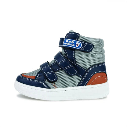 Dětské ortopedické kožené boty na suchý zip – Milo