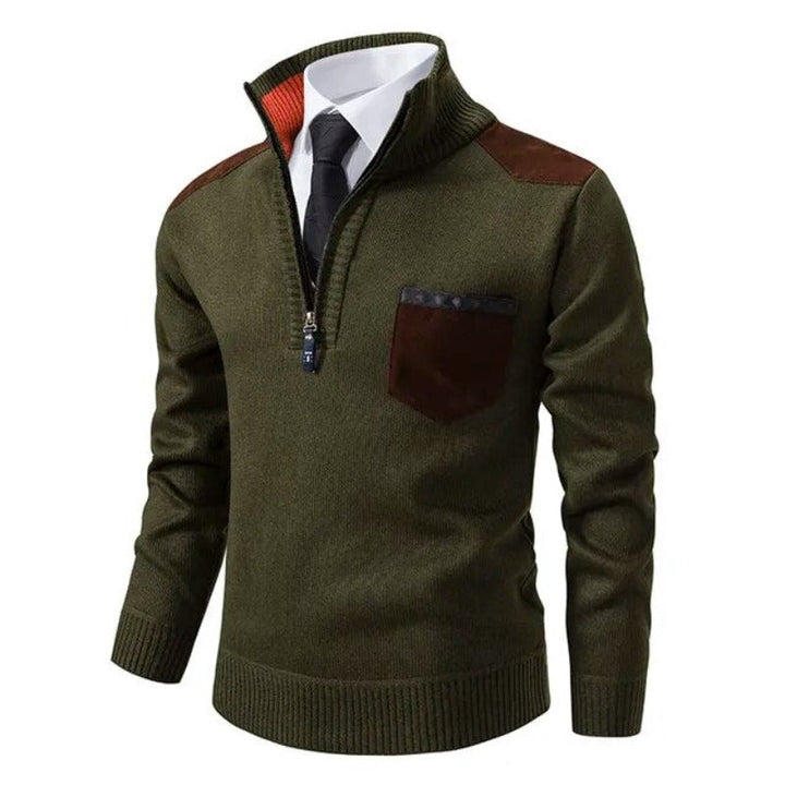 Kaschmirpullover Mit Reißverschluss -  Emil