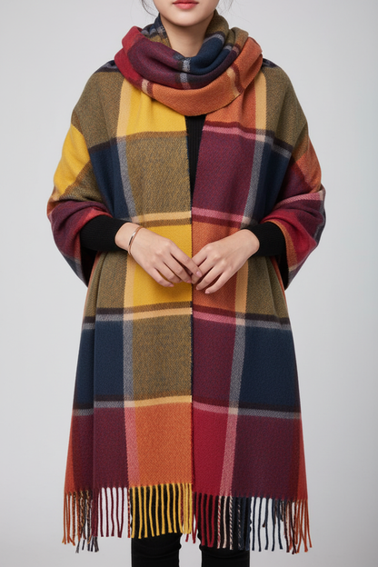 Kaschmirschal Mit Rautenmuster - CashmereDream 