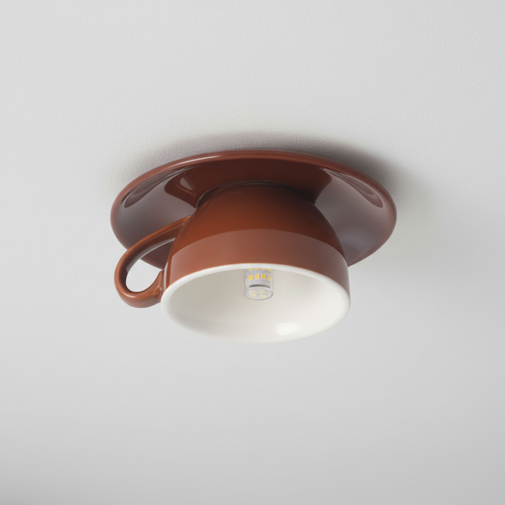 Keramik Deckenleuchte Kaffeeform - CeramiKiss