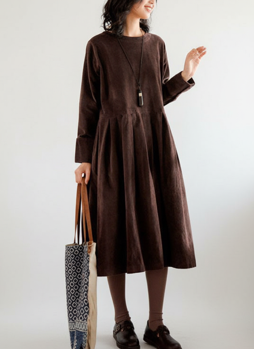 Klassisches Corduroy Kleid - Charmdress 