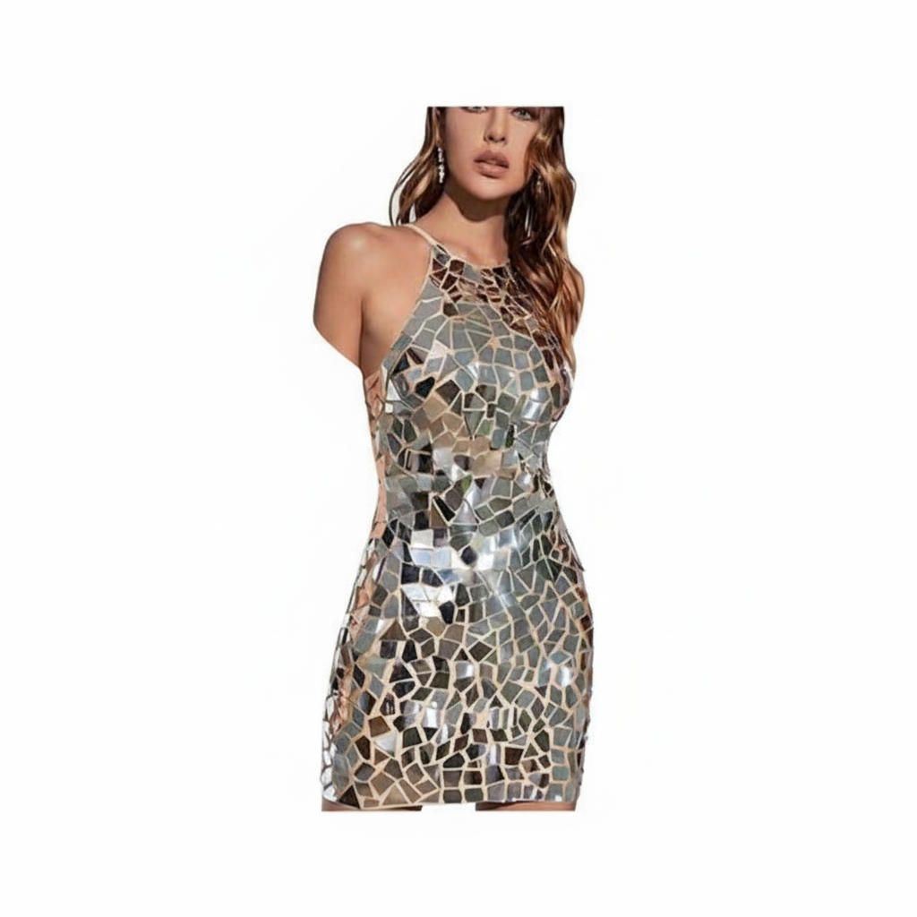 Kleid Mit Pailletten - DazzleDress 