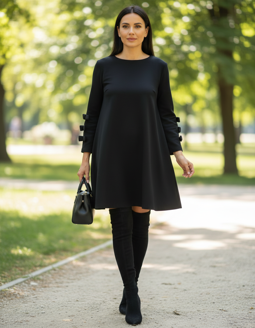 Knielanges Kleid - NoraDress 