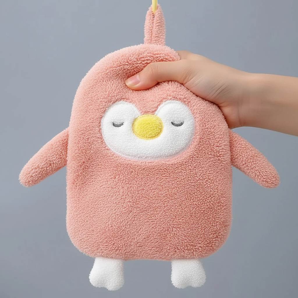 Korallfleece Handtuch - PenguinTowel