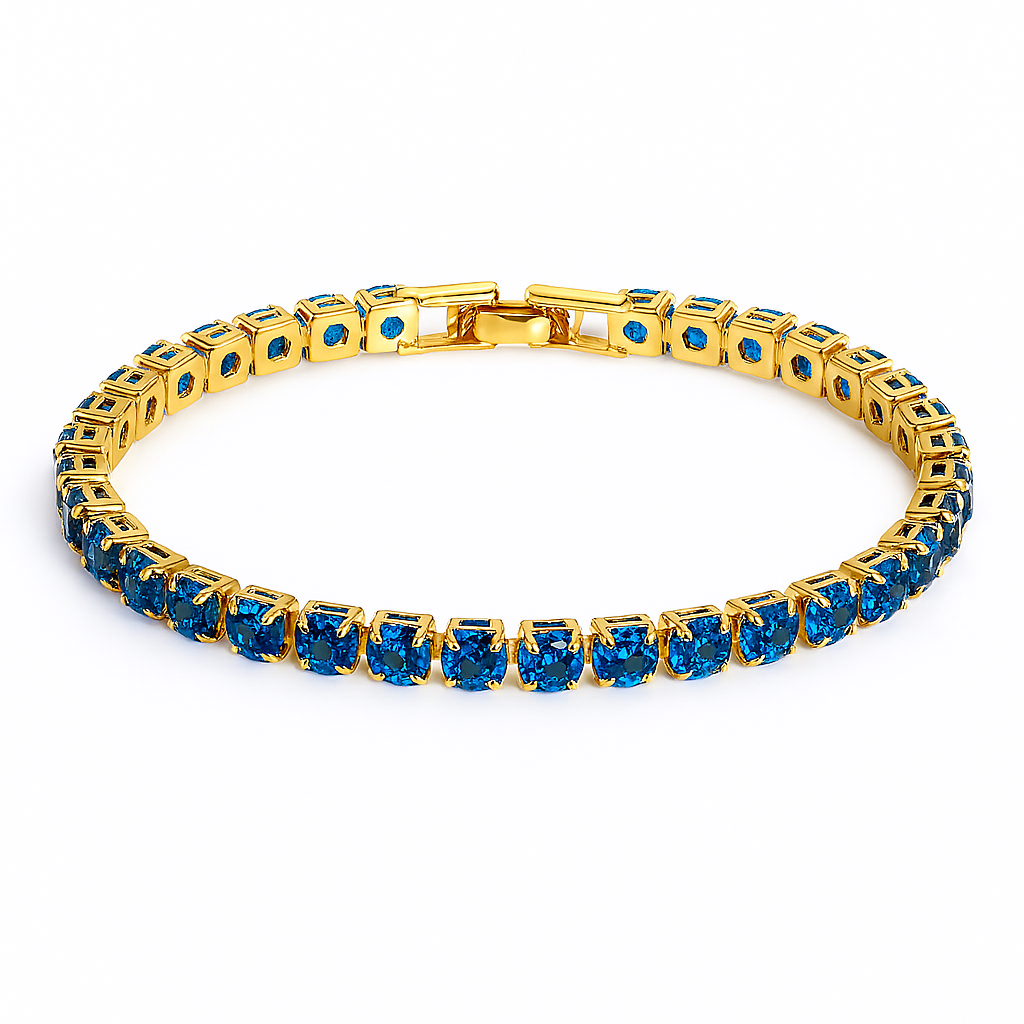 Kovový náramek | Náramek s tenisovou řetízkou