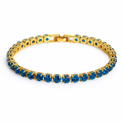 Kovový náramek | Náramek s tenisovou řetízkou