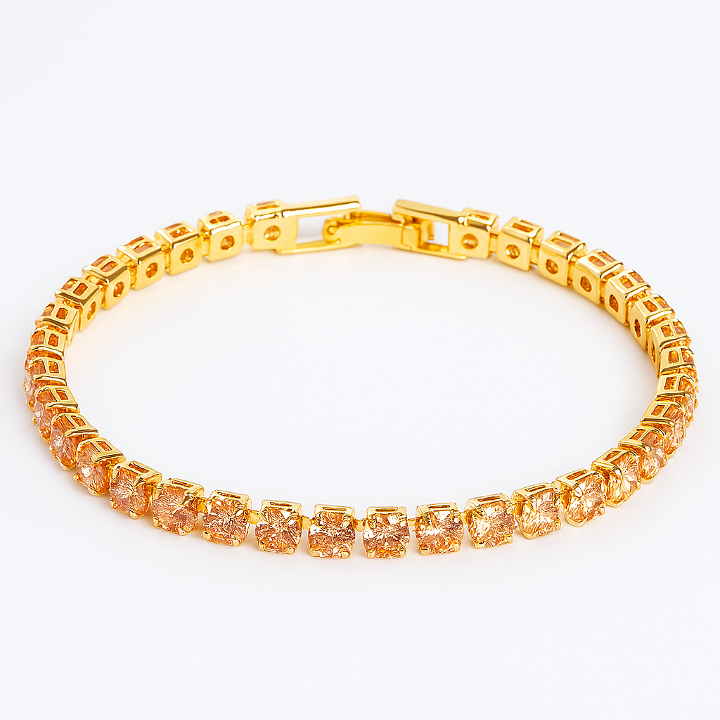 Kovový náramek | Náramek s tenisovou řetízkou