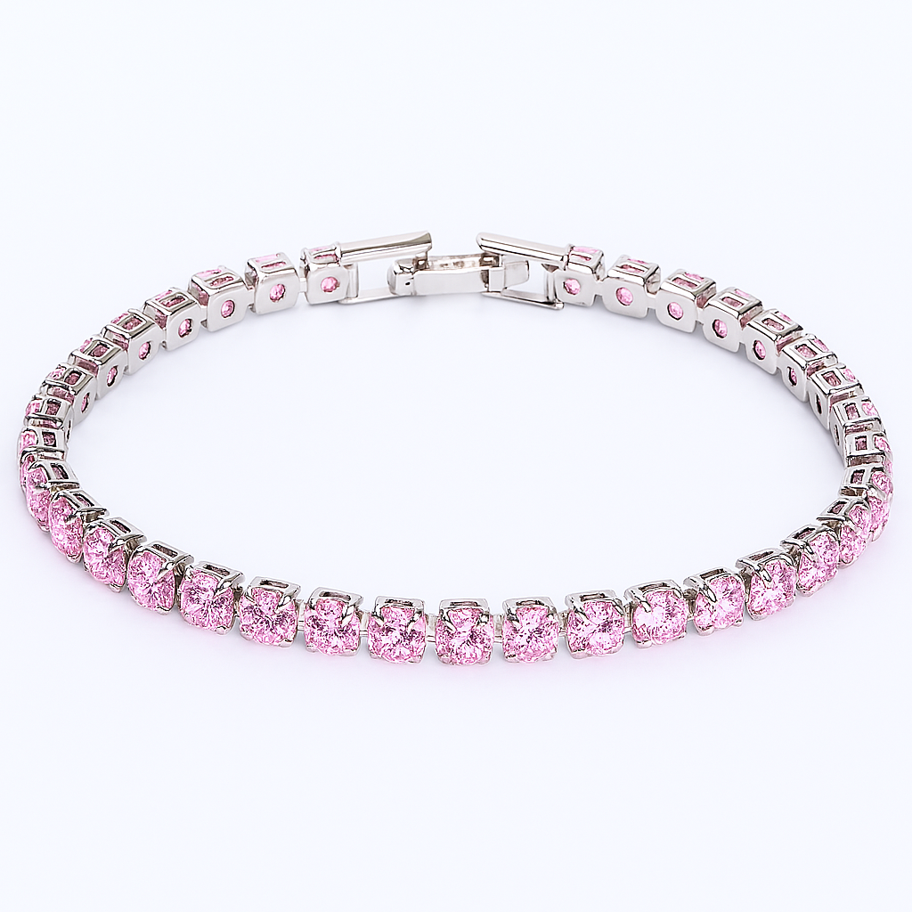 Kovový náramek | Náramek s tenisovou řetízkou