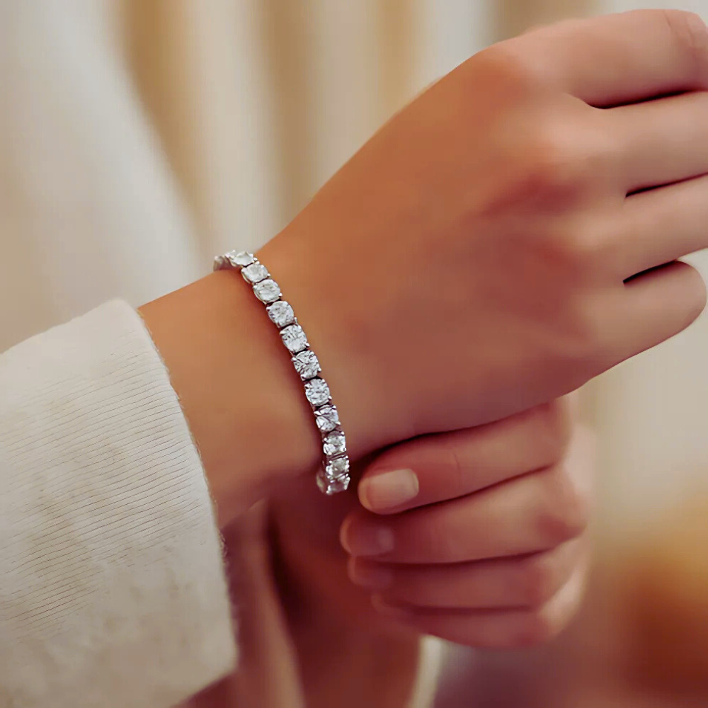 Kovový náramek | Náramek s tenisovou řetízkou