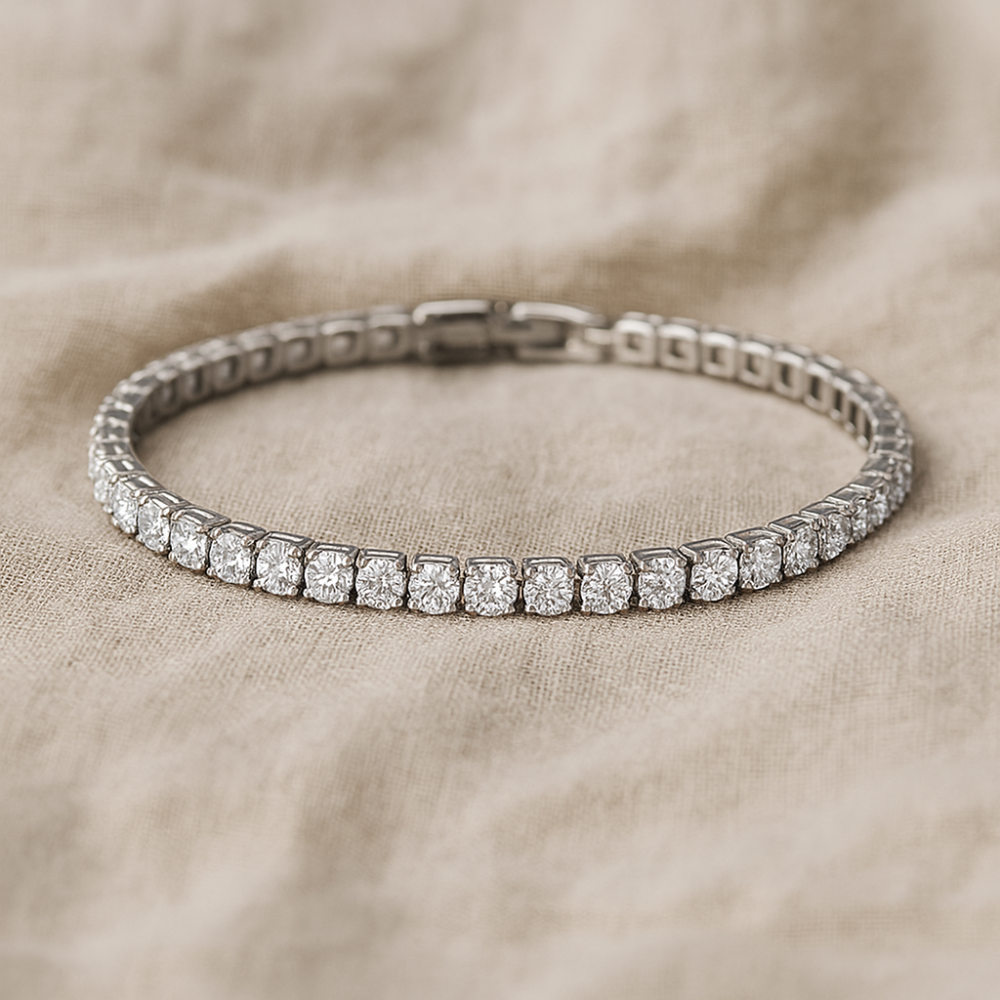 Kovový náramek | Náramek s tenisovou řetízkou