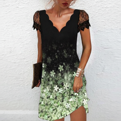 Kurzes Schwarzes Kleid - Eleganza 