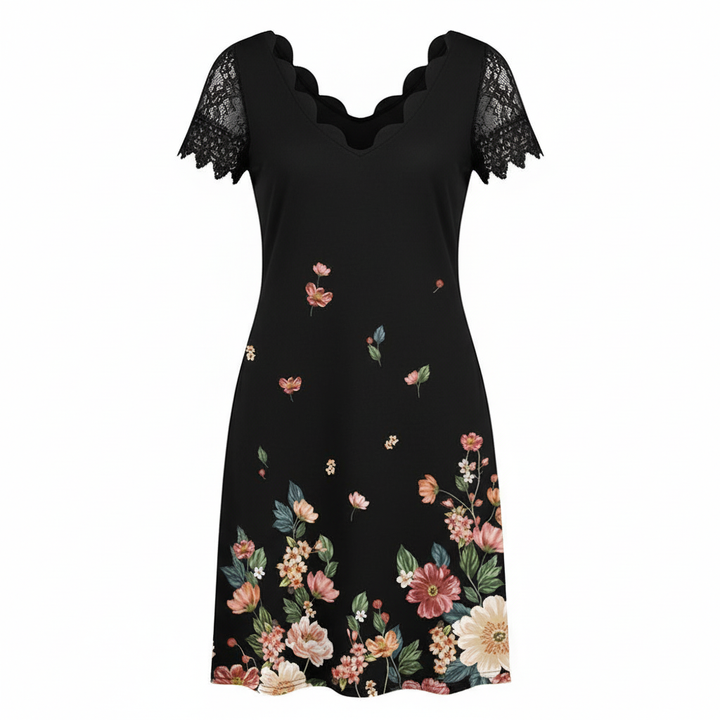 Kurzes Schwarzes Kleid - Eleganza 