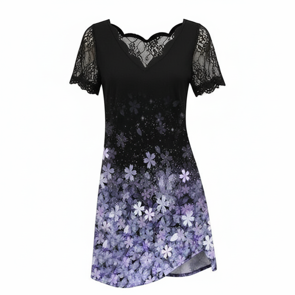 Kurzes Schwarzes Kleid - Eleganza 