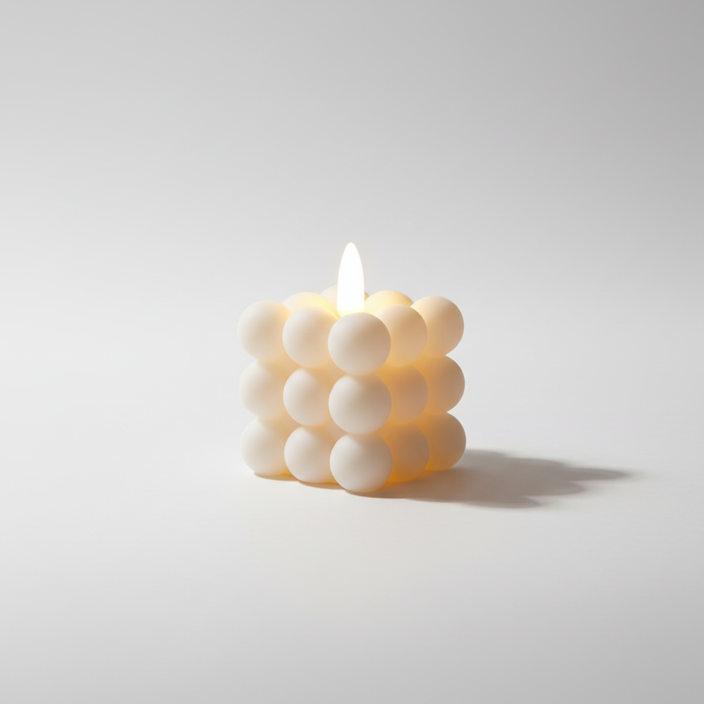 LED Dekokerze Kugelform - WarmAura