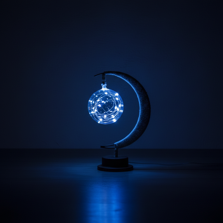 LED Kugel Nachtlicht Mit Seil - Celestiflux