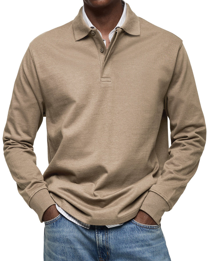 Langarm Polo Shirt Stil - Ilias