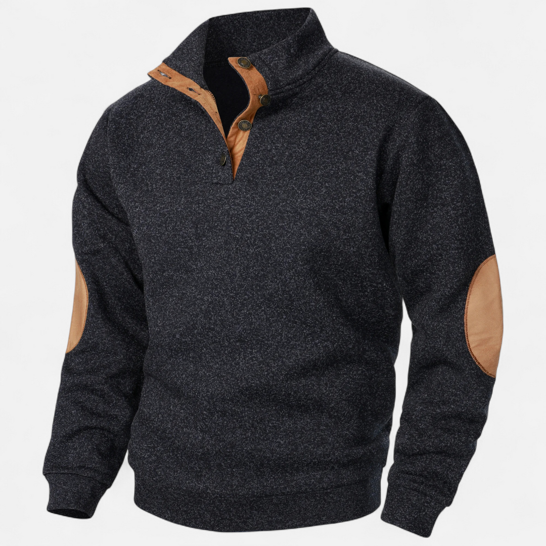 Langarm Pullover Mit Stehkragen - Eddy