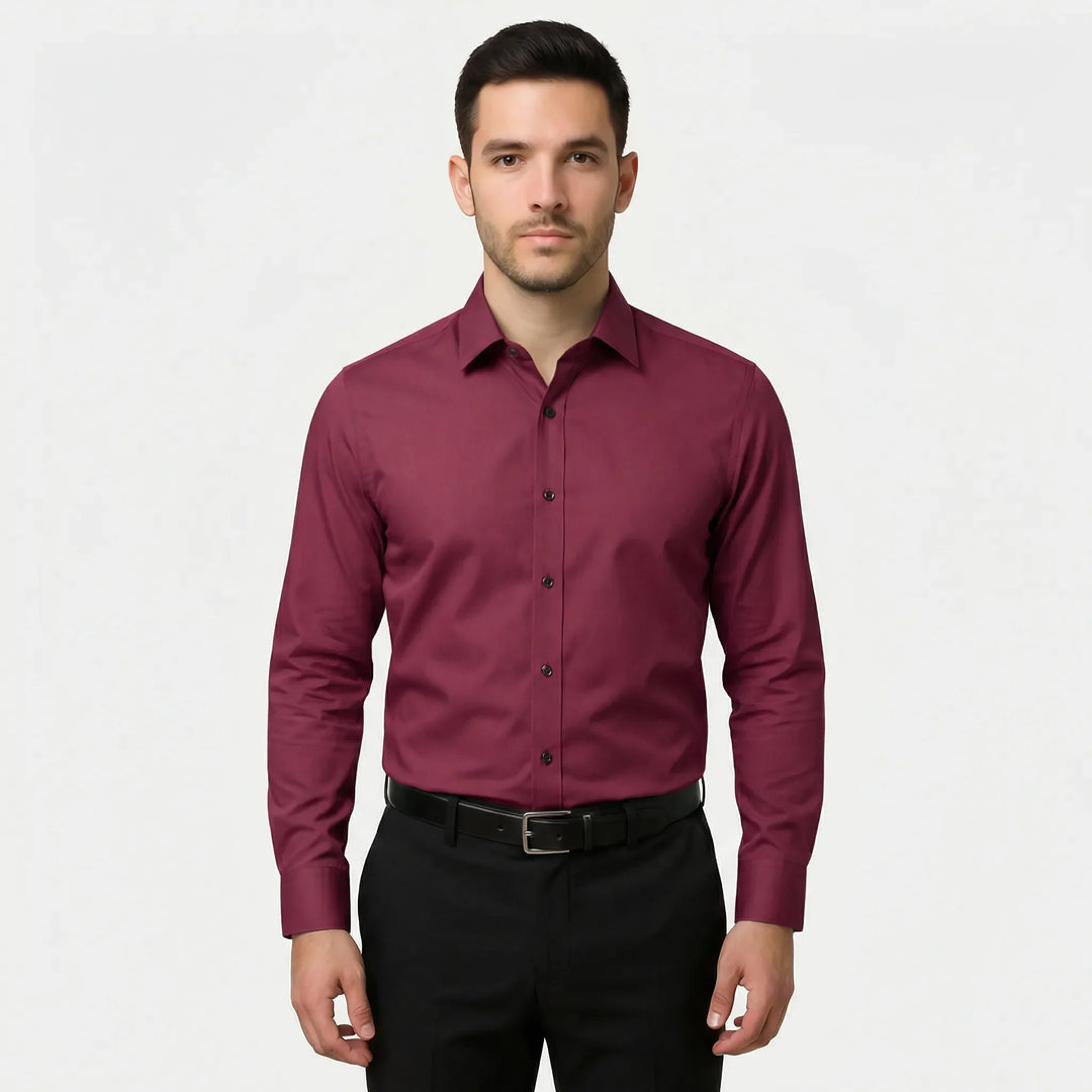 Langarm Slim Fit Hemd - Kian