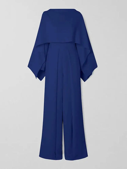 Langärmliger Jumpsuit - FigureGlam 