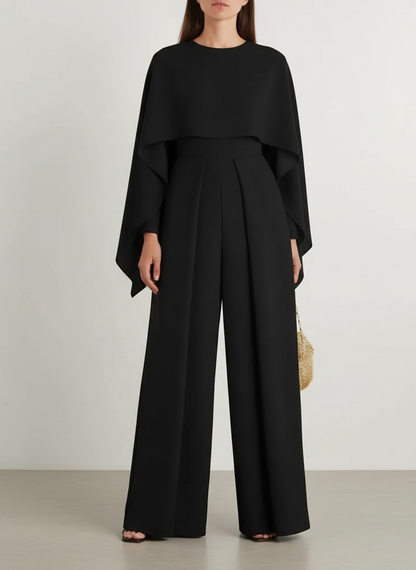 Langärmliger Jumpsuit - FigureGlam 