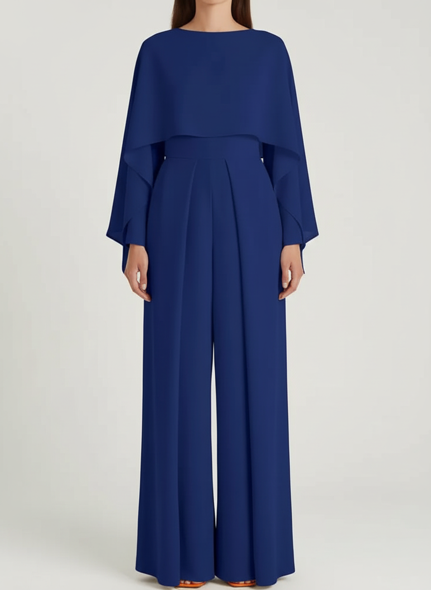 Langärmliger Jumpsuit - FigureGlam 