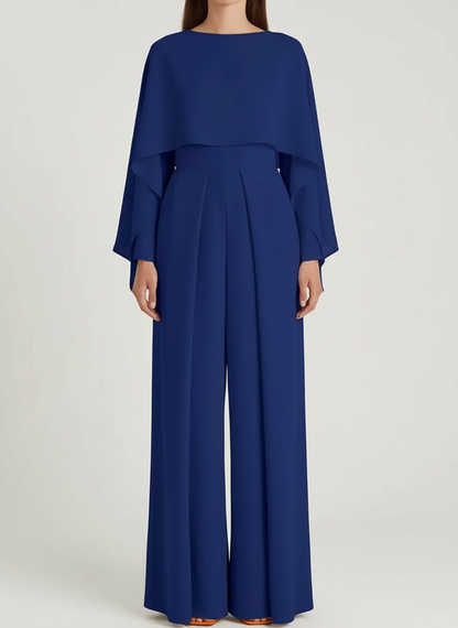 Langärmliger Jumpsuit - FigureGlam 