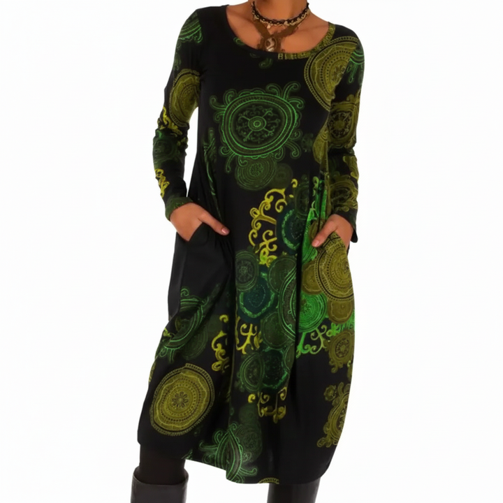 Langärmliges Boho-Kleid - BohoCharm 