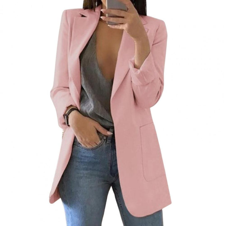 Podzimní dámský blazer – Marita v dýňové oranžové