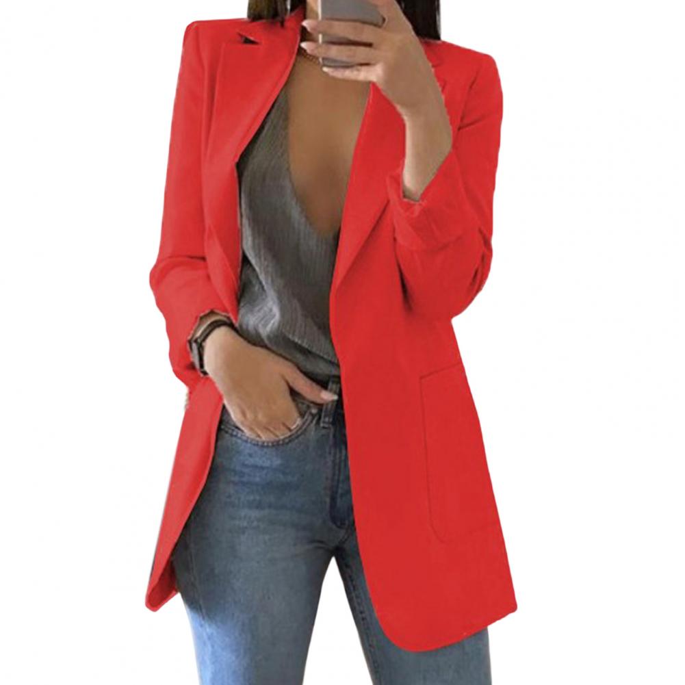 Podzimní dámský blazer – Marita v dýňové oranžové