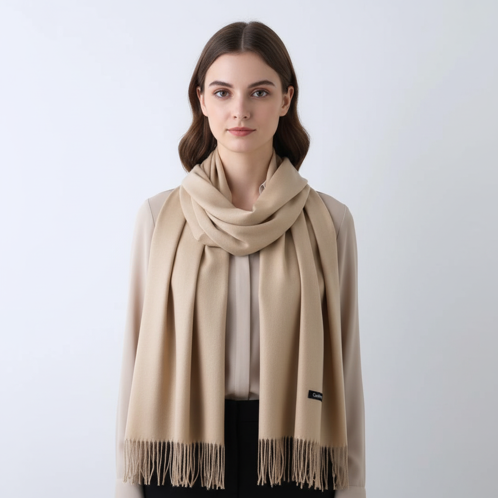 Langer Damen-Kaschmirschal - CashmereLux