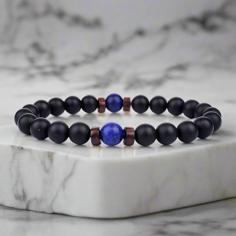 Lávoví muži | Přírodní náramek z lávových kamenů