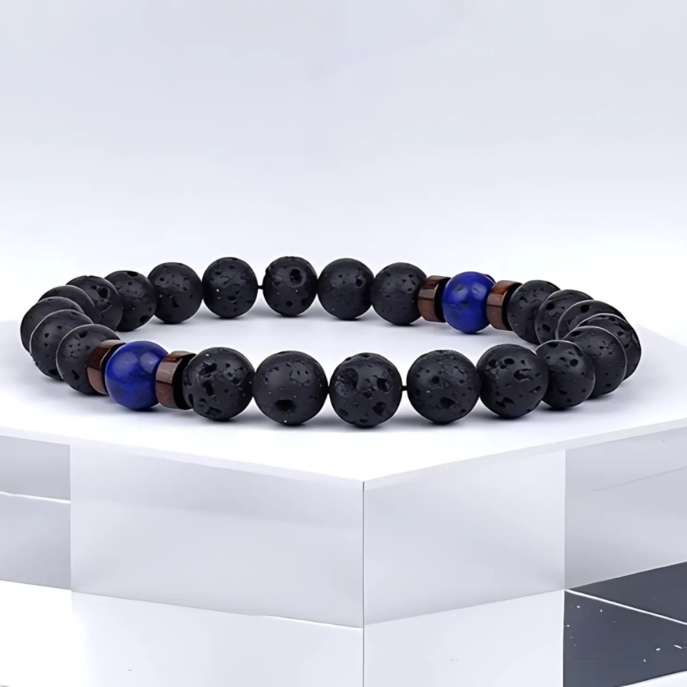 Lávoví muži | Přírodní náramek z lávových kamenů