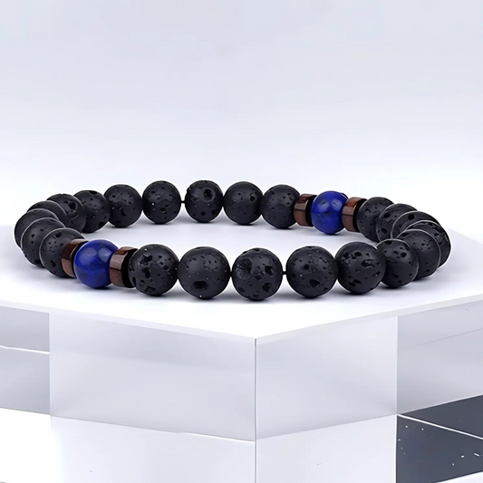 Lávoví muži | Přírodní náramek z lávových kamenů