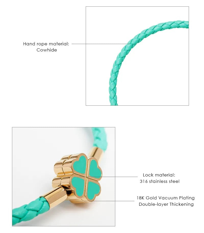 Lederarmband Mit Charme - LuckyBracelet 