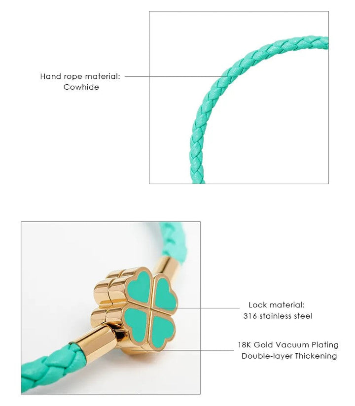 Lederarmband Mit Charme - LuckyBracelet 