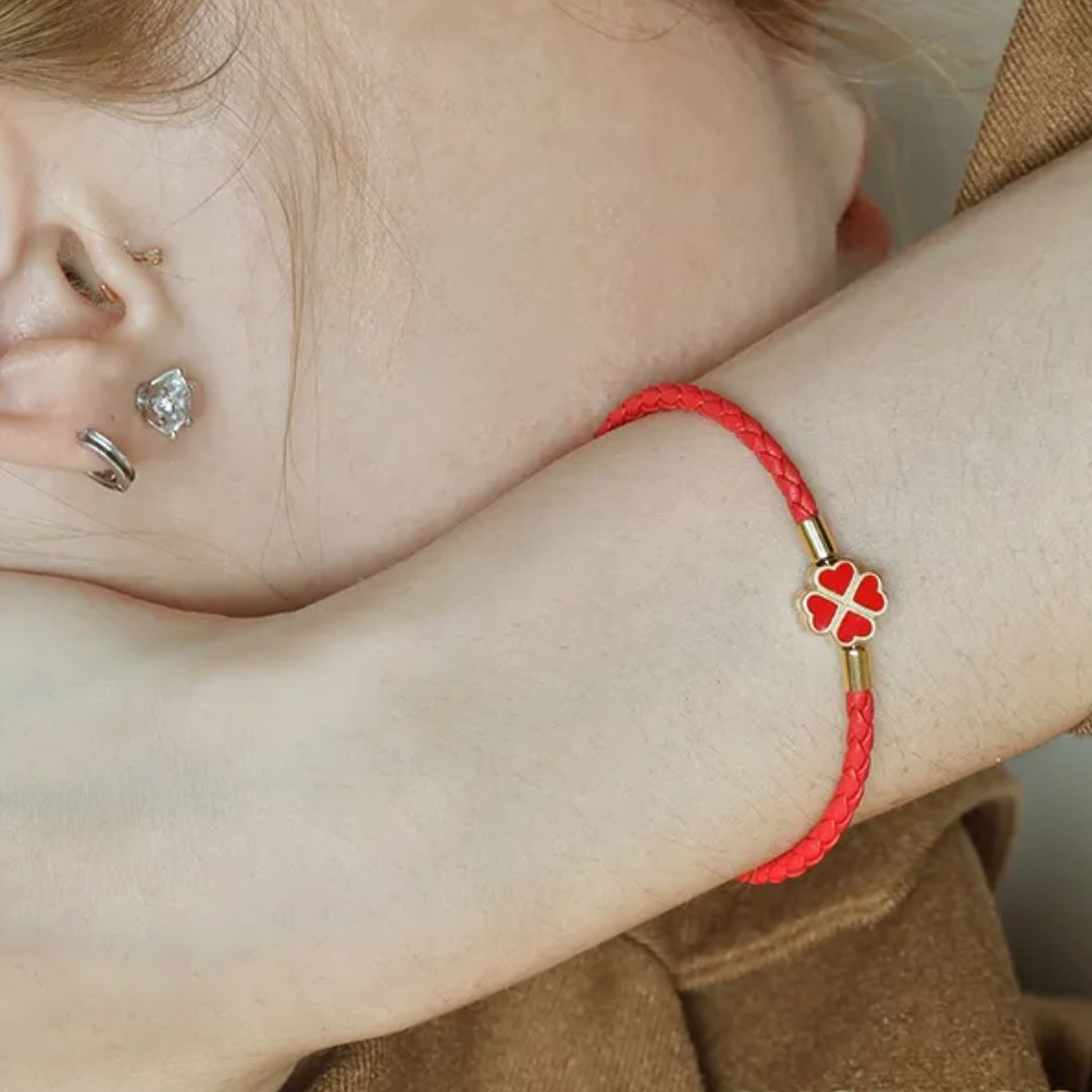 Lederarmband Mit Charme - LuckyBracelet 