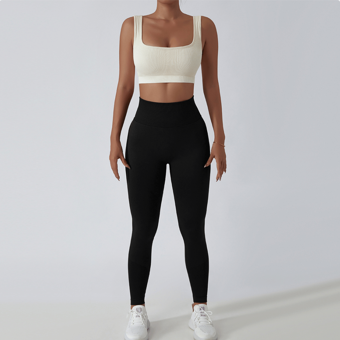 Dámské sportovní legíny s vysokým pasem – FlexFit