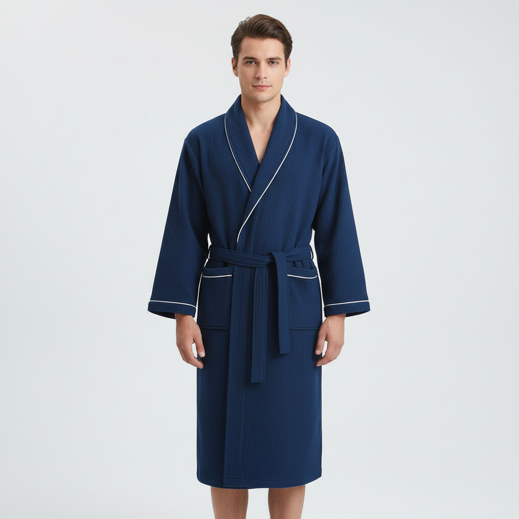 Leichte Waffle-Webart - LoungeChic